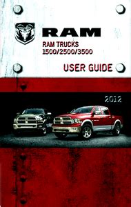 2012 RAM 3500 Owners Manual